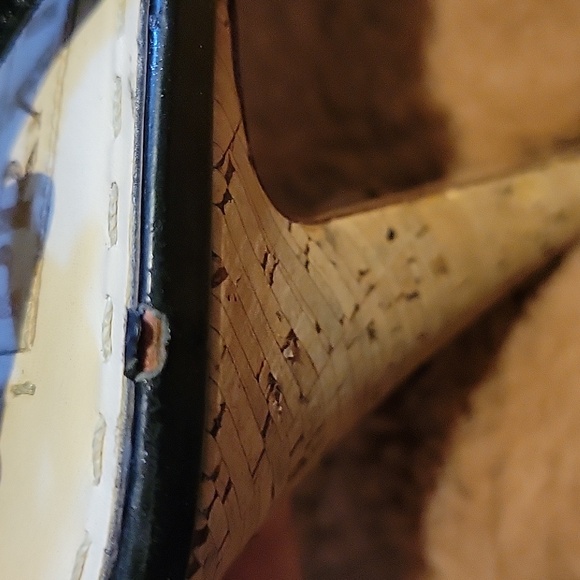 Prada Women's 37.5 (US 7.5) Black with White Contrasting Stich Platform… - Picture 9 of 14